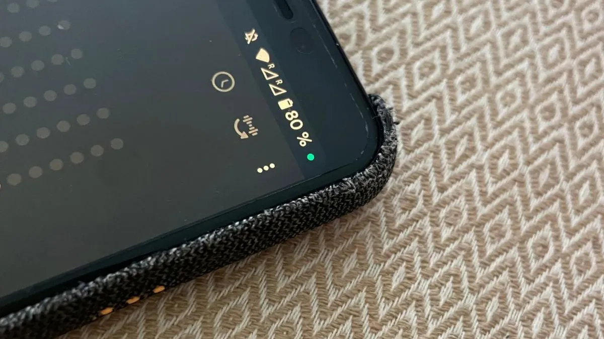 Wat is die groene stip op je Android-smartphone?