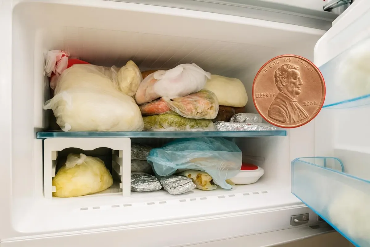 Een eenvoudige munttest om voedselveiligheid in de vriezer te controleren